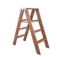 Gordios Double Sided Wooden Ladder resim1