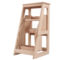 Inward-Folding Stool Ladder resim5
