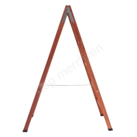 Six Steps Double Sided Wooden Ladder resim3
